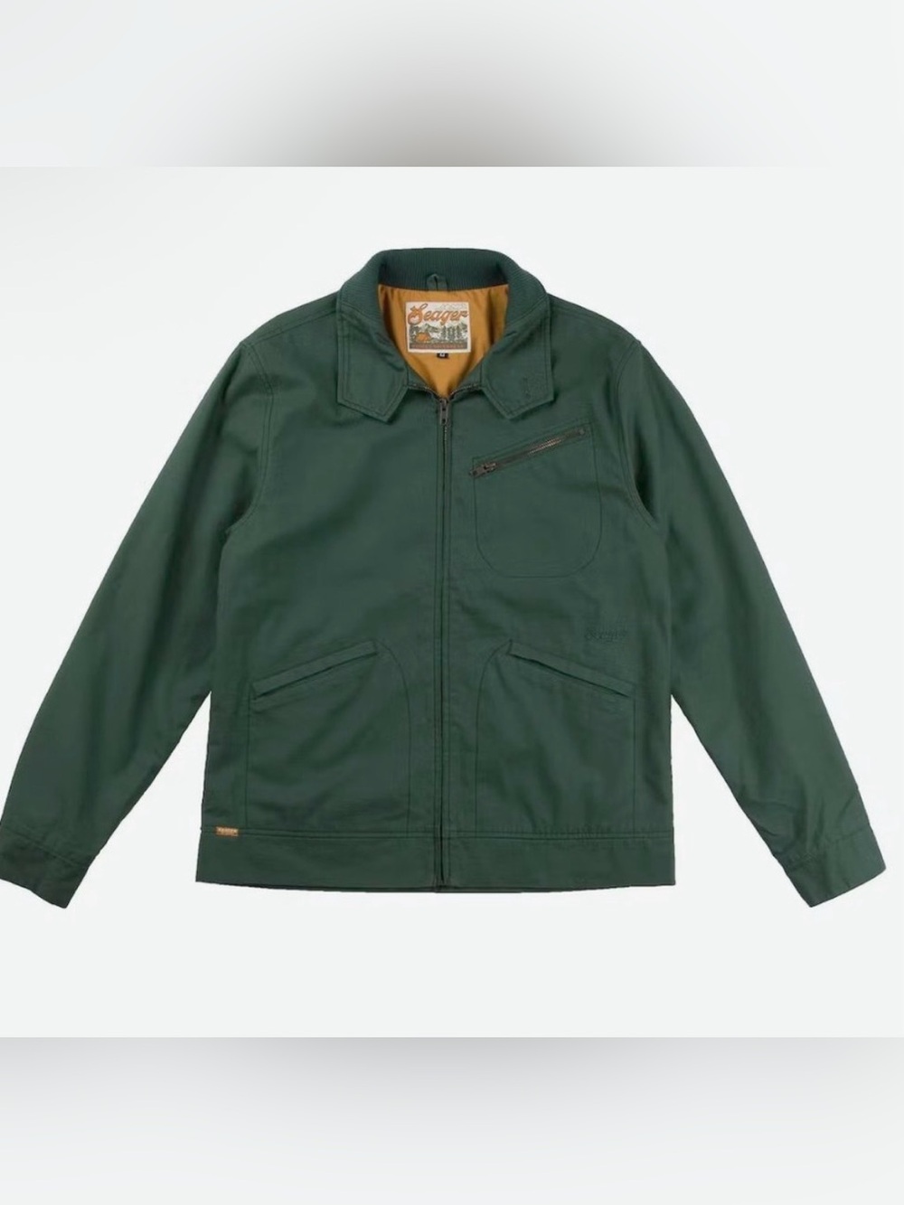 Seager The Ranch Jacket Vintage Green Blue Small